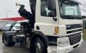 DAF CF 85.410 Hiab 166 + Funk + Auflieger