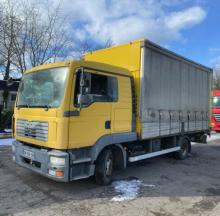 MAN 8.180 Pritsche + Plane Fernverkehr